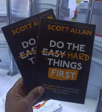 Do the Hard Things First by Scott Allan – Self Help Productivity Book on Overcoming Procrastination Discipline Focus Time Management Task Prioritization and Building Consistent Work Habits