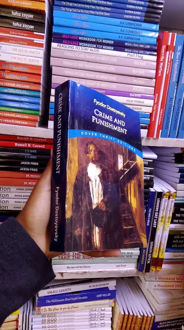 Crime and Punishment by Fyodor Dostoevsky Dover Thrift Edition Classic Literary Fiction Psychological Novel Philosophy Mystery Timeless Bestseller Educational Reading Book