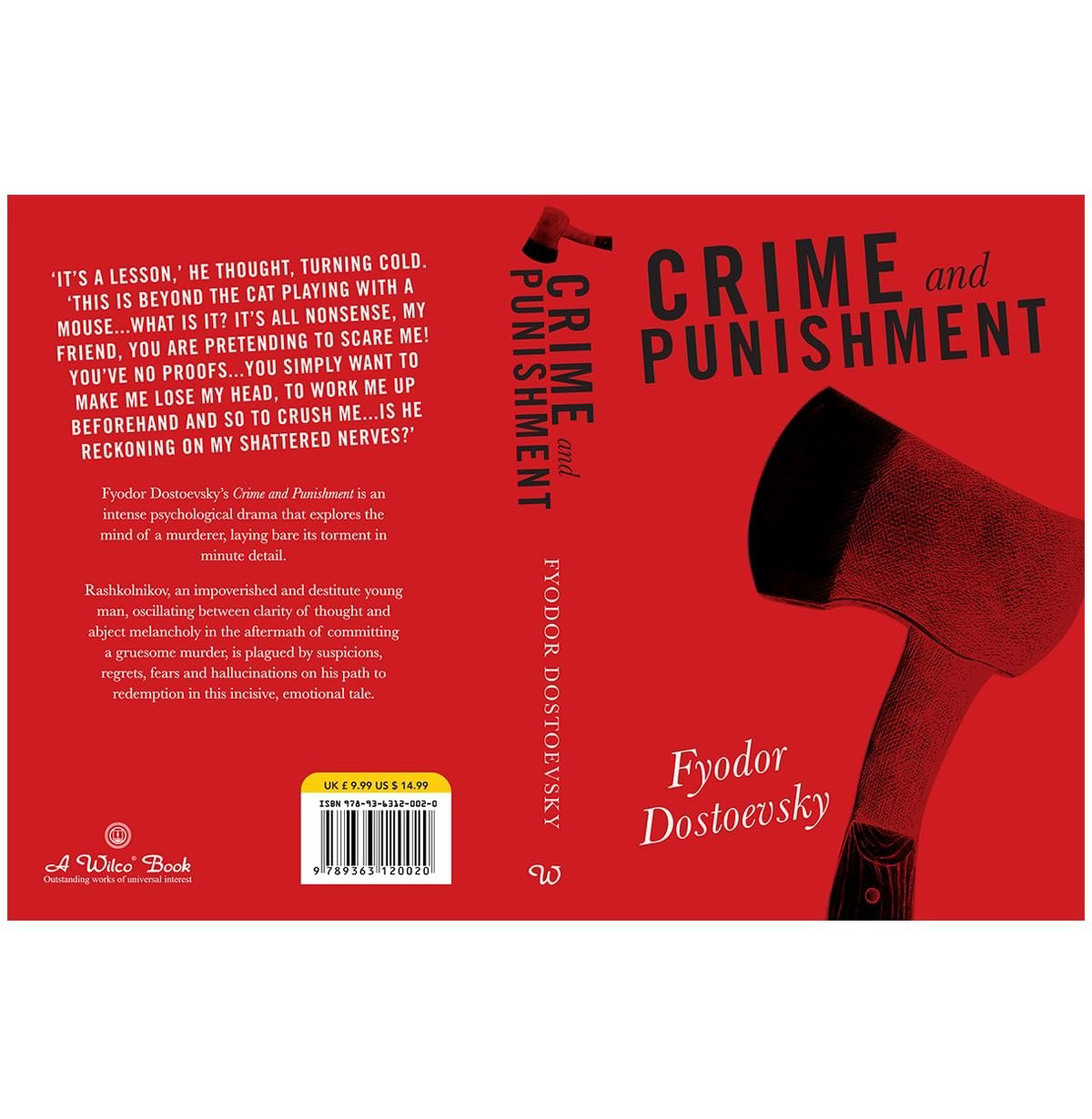 Crime and Punishment: Intense Psychological Drama of Guilt, Fear, and Redemption Book By Fyodor Dostoevsky