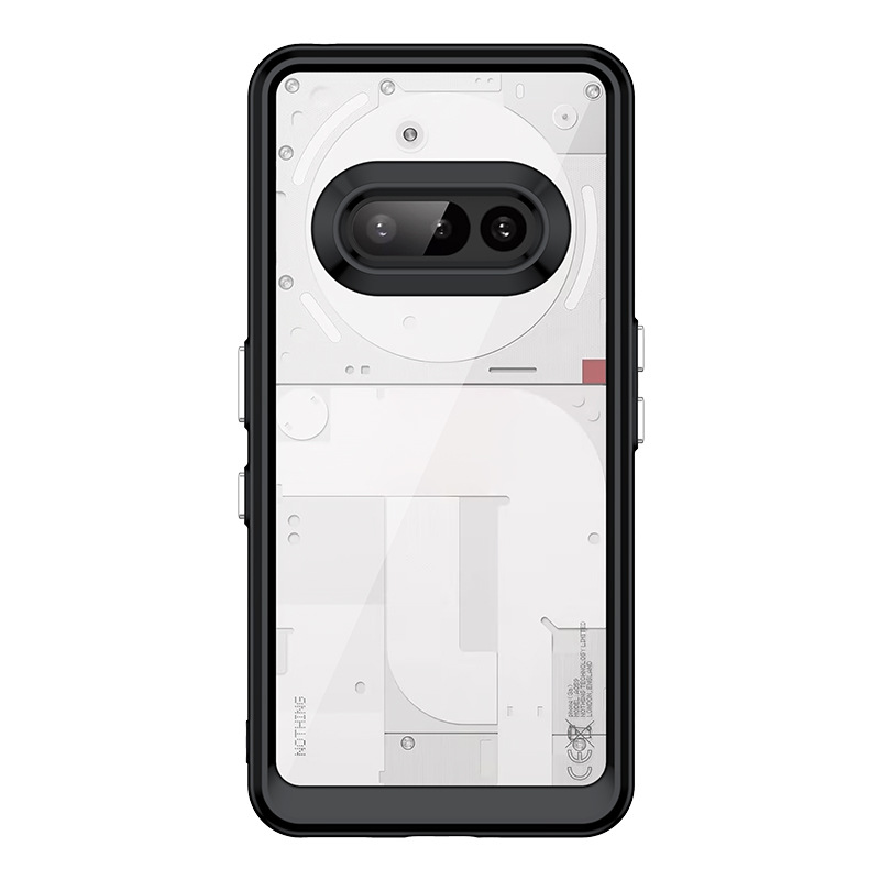 nothing phone 3a back cover case Clear PC+ Transparent TPU Bumper