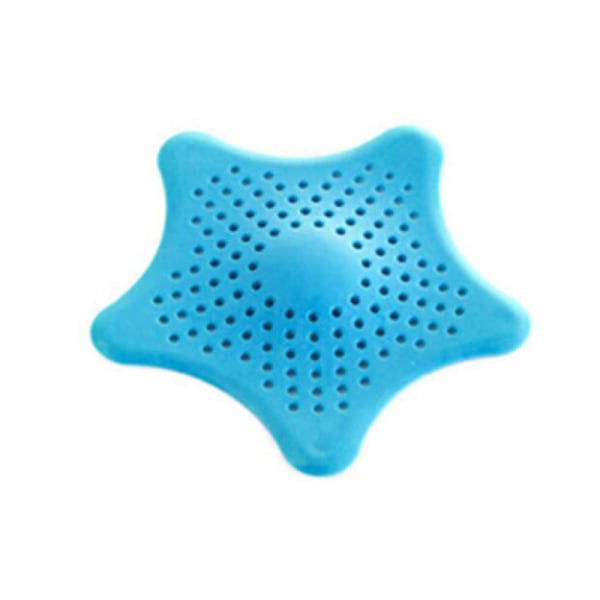 1 Pc Star Sewer Outfall Strainer Bathroom Sink Filter Anti-blocking Floor Drain Hair Stopper Catcher Kitchen Bathroom Accessory