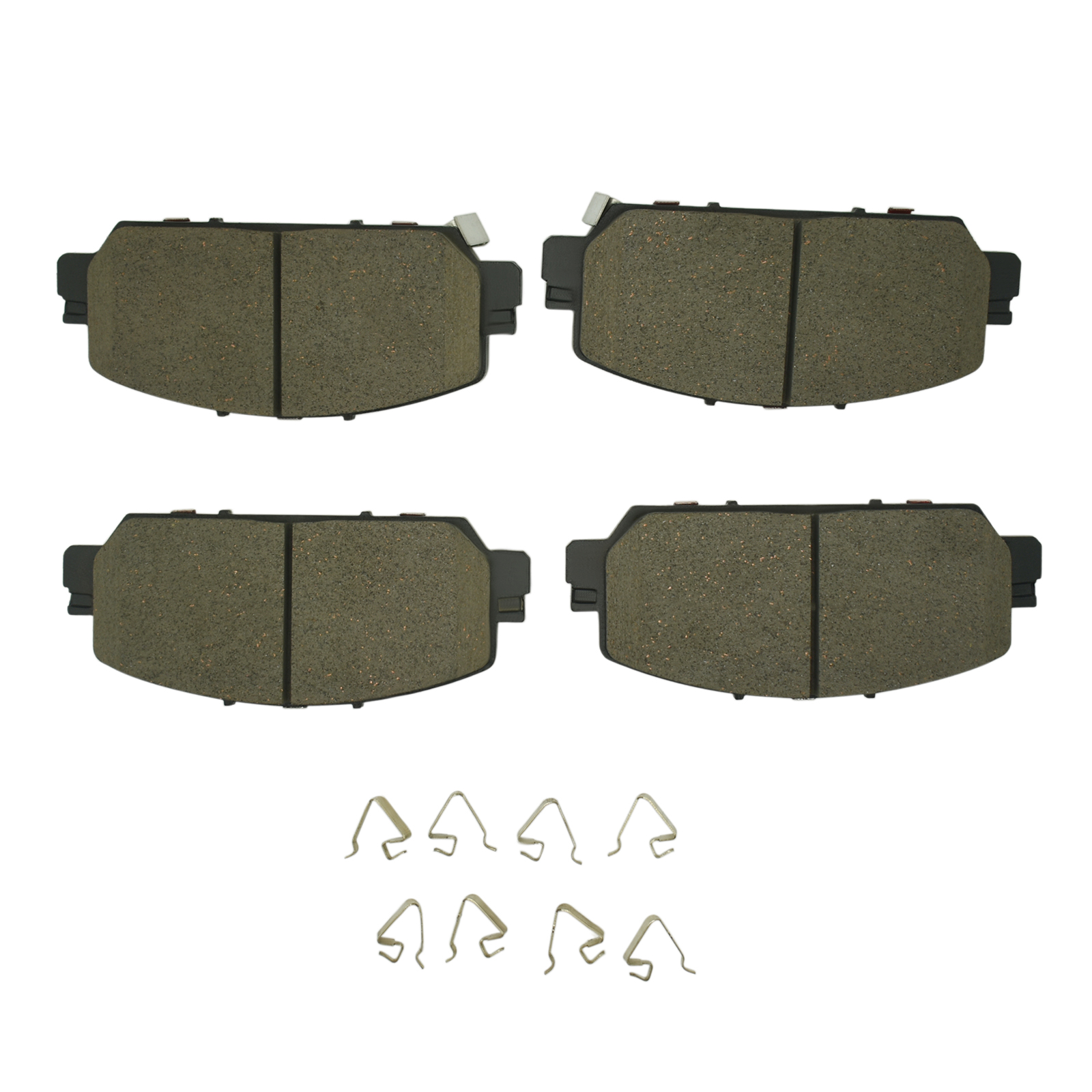D2036 Ceramic Brake Pads Sets Front w/Hardware Replacement 2017-2021 For Honda For Clarity,2017-2024 For Honda For CR-V,2023-2024 For Honda For HR-V