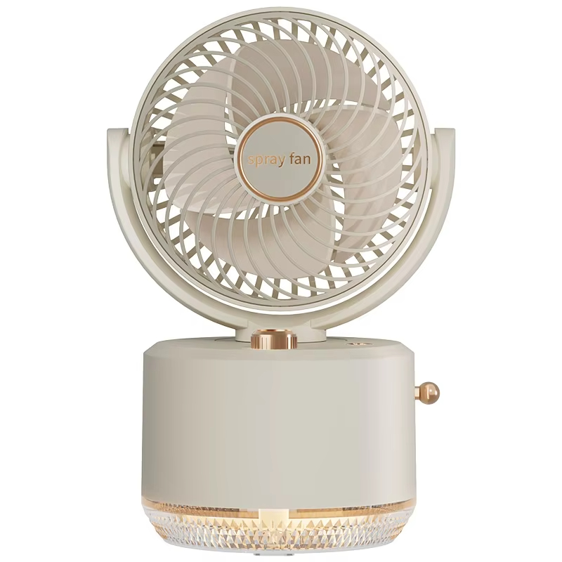 USB desktop humidifying atomization small fan