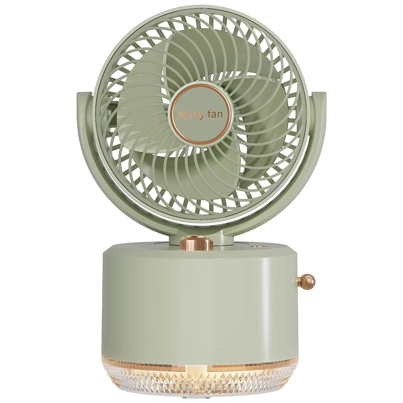 USB desktop humidifying atomization small fan