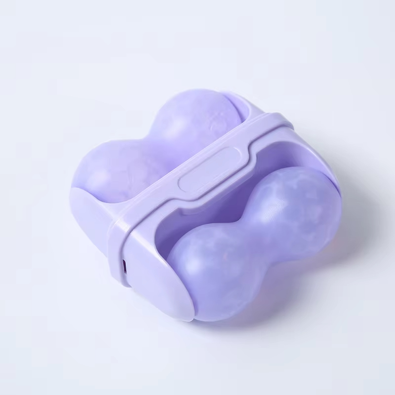 Double Head Portable Ice Roller Facial Massager Handheld Skin Soothing Beauty Instrument for Home Use
