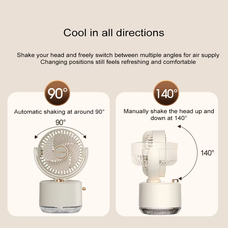 USB desktop humidifying atomization small fan