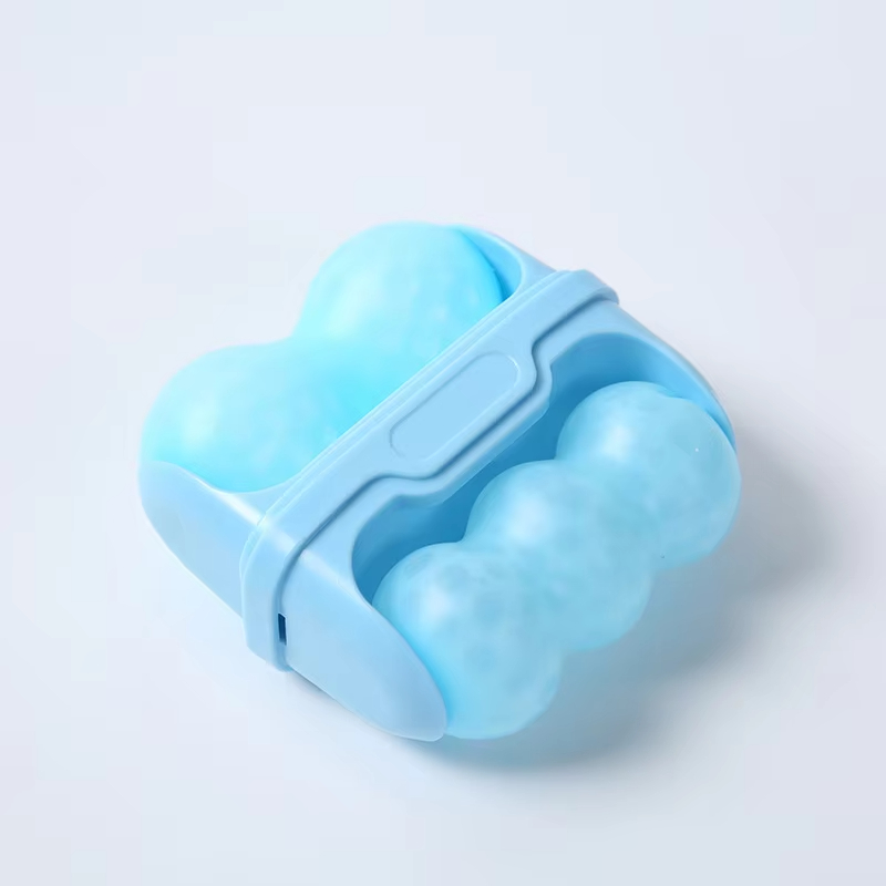 Double Head Portable Ice Roller Facial Massager Handheld Skin Soothing Beauty Instrument for Home Use