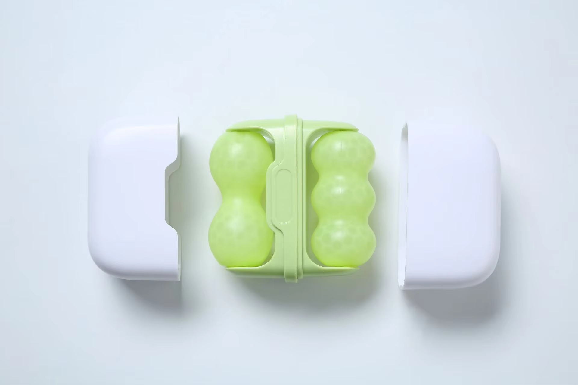 Double Head Portable Ice Roller Facial Massager Handheld Skin Soothing Beauty Instrument for Home Use