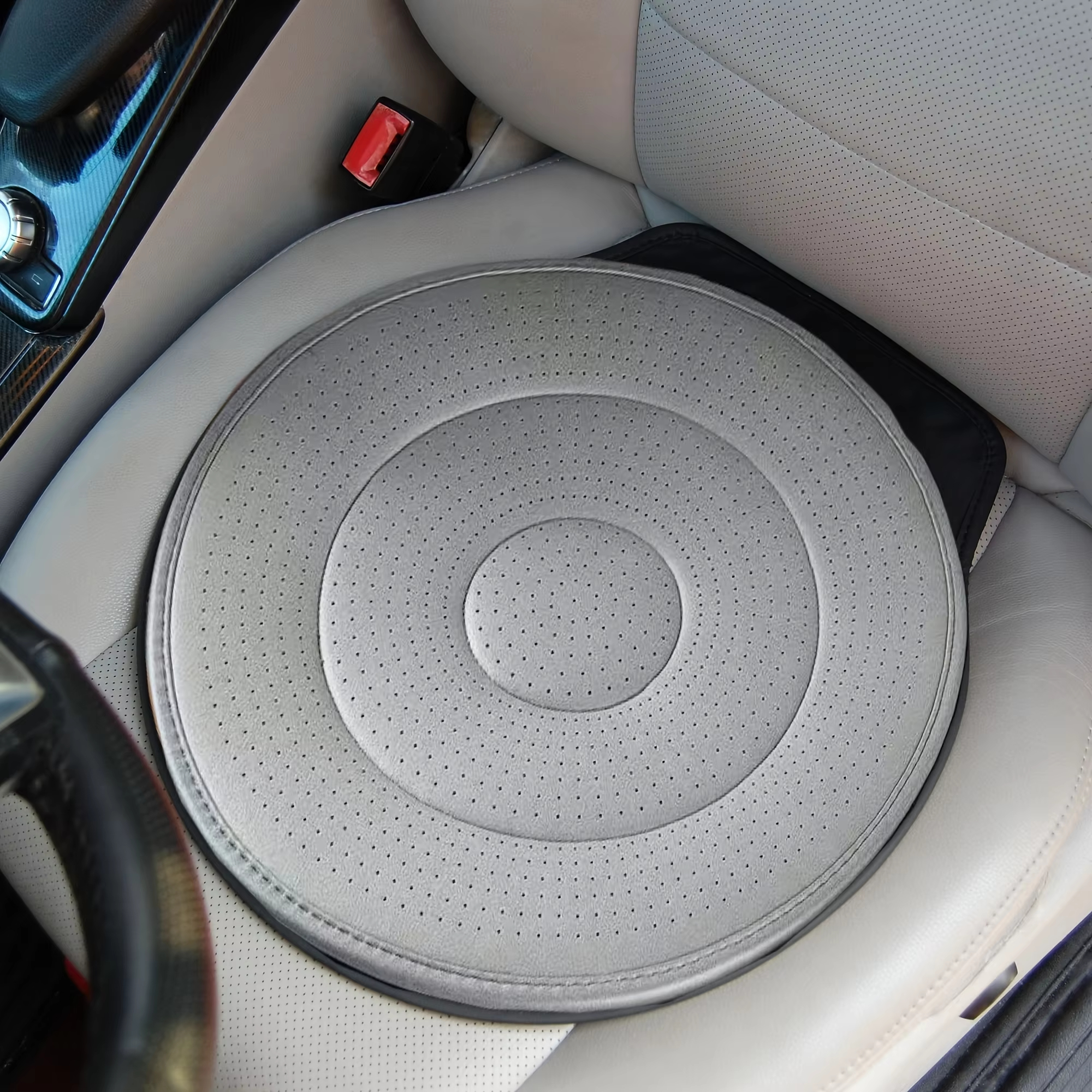 1pc car interior 360-degree rotating car seat cushion, all-season universal, multi-functional mobile car seat cushion, easy inst