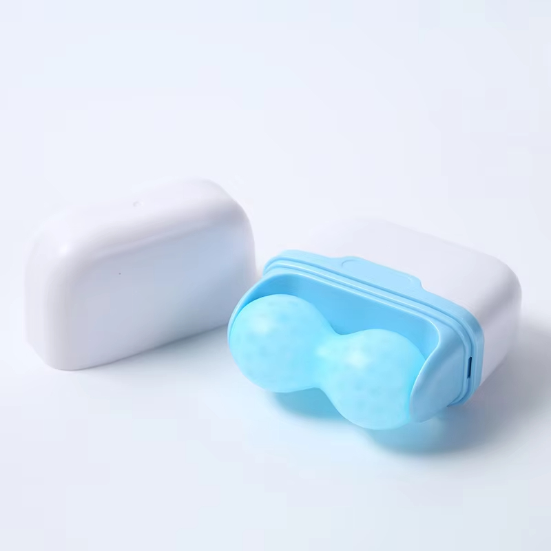 Double Head Portable Ice Roller Facial Massager Handheld Skin Soothing Beauty Instrument for Home Use