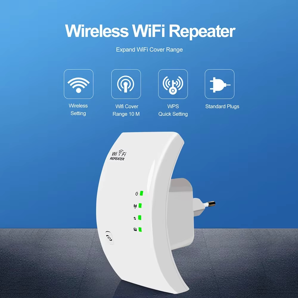 Wireless Signal Booster Wifi Extender Small Network Repeater Ap Broadband Home Router Signal Amplification Extension