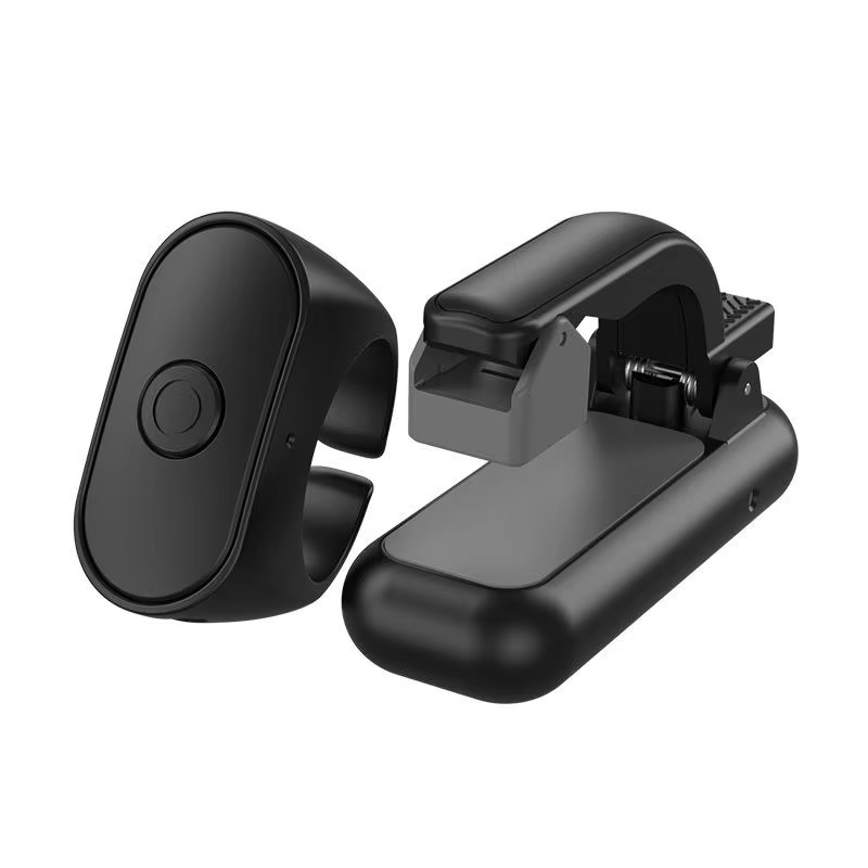 1 Set 2-in-1 Lightweight E-book Page Turner Remote Record Triggers For E-book Reading ABS Page Turner Remote