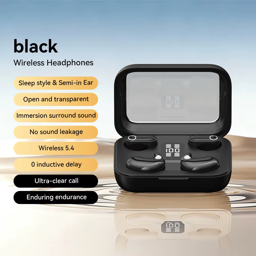 TWS In-ear Headphones HIFI Subwoofer 2-in-1 Bluetooth Earpods True Wireless HD Digital Display Twin Earphones With Mic Earplugs Noise Reduction Earbuds