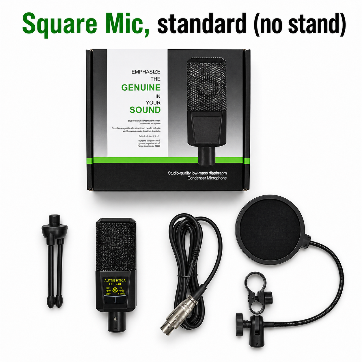 Professional Microphone Set  – Multiple Options Available (With or Without Sound Card)   for Streaming & Recording PC microphone, recording studio, condenser microphone, game live broadcast, KTV