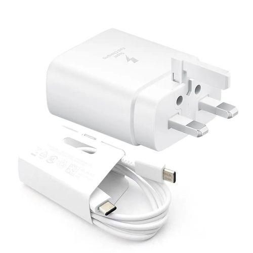 Samsung 45W PD Fast Charger USB Type C Power Adapter Super Fast Charging 2.0 Wall Charger for Samsung Galaxy S Series Note Series Android Phones Tablets Original Quality Charger