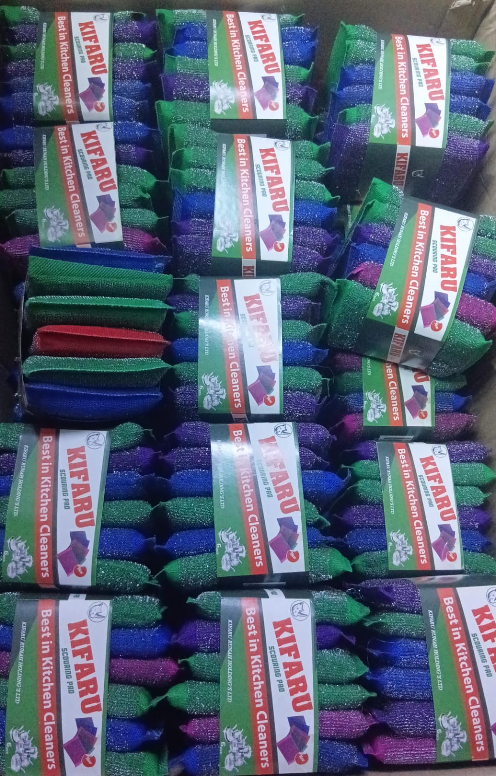 Kitchen Scouring Pads – Heavy-Duty Dishwashing & Pot Scrubbing Sponges