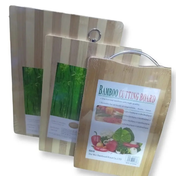 Hard Big Size Thick Wooden Bamboo Chopping Board  – Heavy Duty Cutting Board for Kitchen, Butchery & Restaurant Use – Durable Natural Bamboo Butcher Block