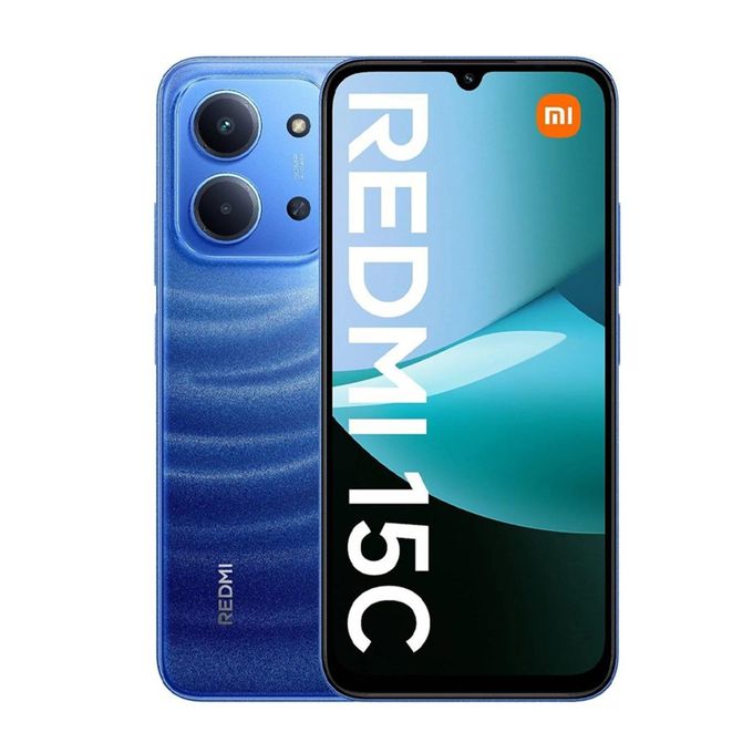 Redmi 15C By Xiaomi, 4G, 6.9", 6GB RAM + 128GB, 6000mAh, Moonlight Blue (24Months Warranty)