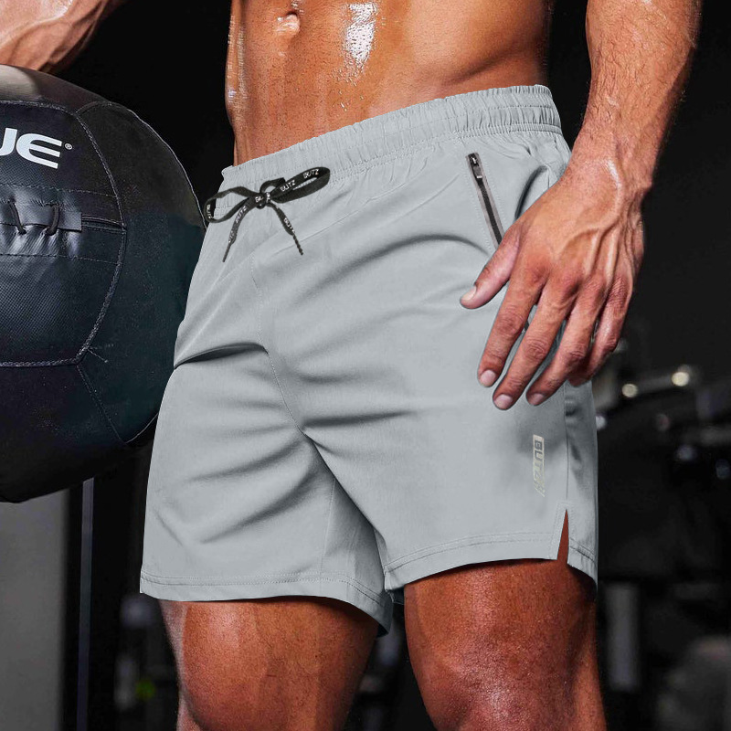 Summer Men's Quick-Dry Sports Shorts Casual Loose Breathable Thin Straight Five-Point Pants Men's Bottoms Shorts