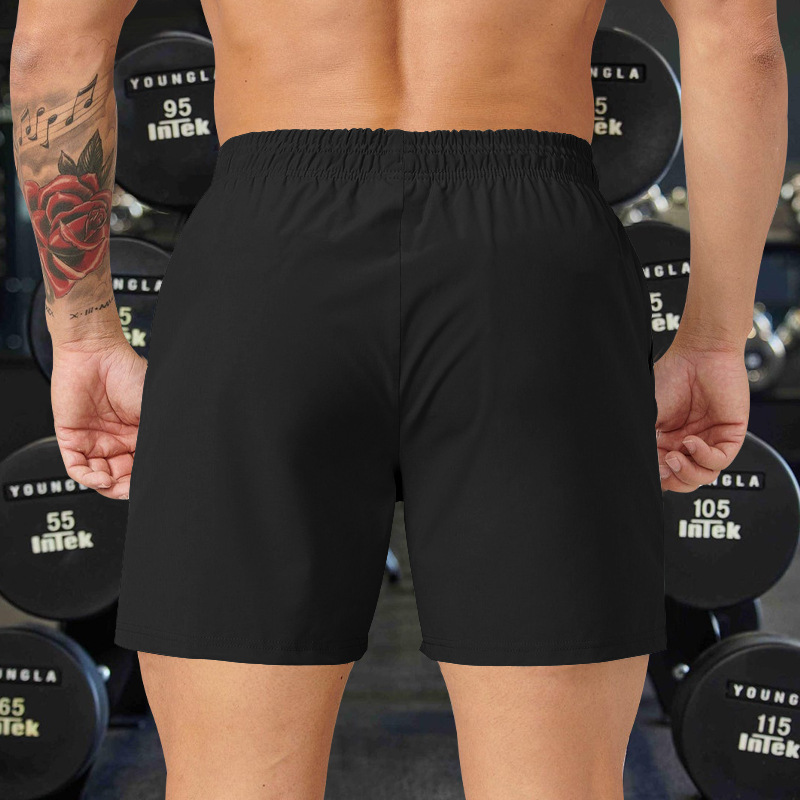 Summer Men's Quick-Dry Sports Shorts Casual Loose Breathable Thin Straight Five-Point Pants Men's Bottoms Shorts