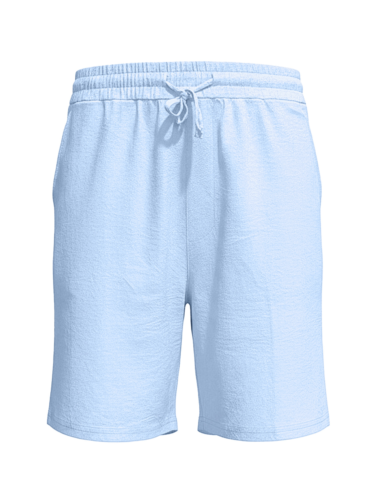 Men's Clothing Clothing Sets Two-Piece Outfits Men's Linen Hooded Sleeveless Solid Color Button Placket Large Loose Breathable Summer Sports Set
