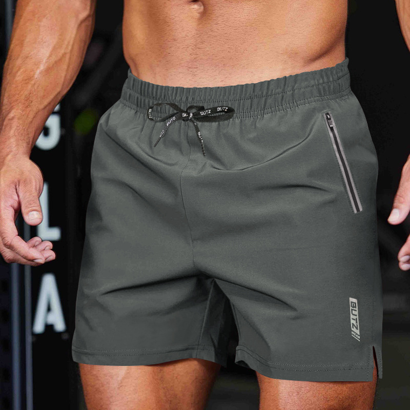 Summer Men's Quick-Dry Sports Shorts Casual Loose Breathable Thin Straight Five-Point Pants Men's Bottoms Shorts