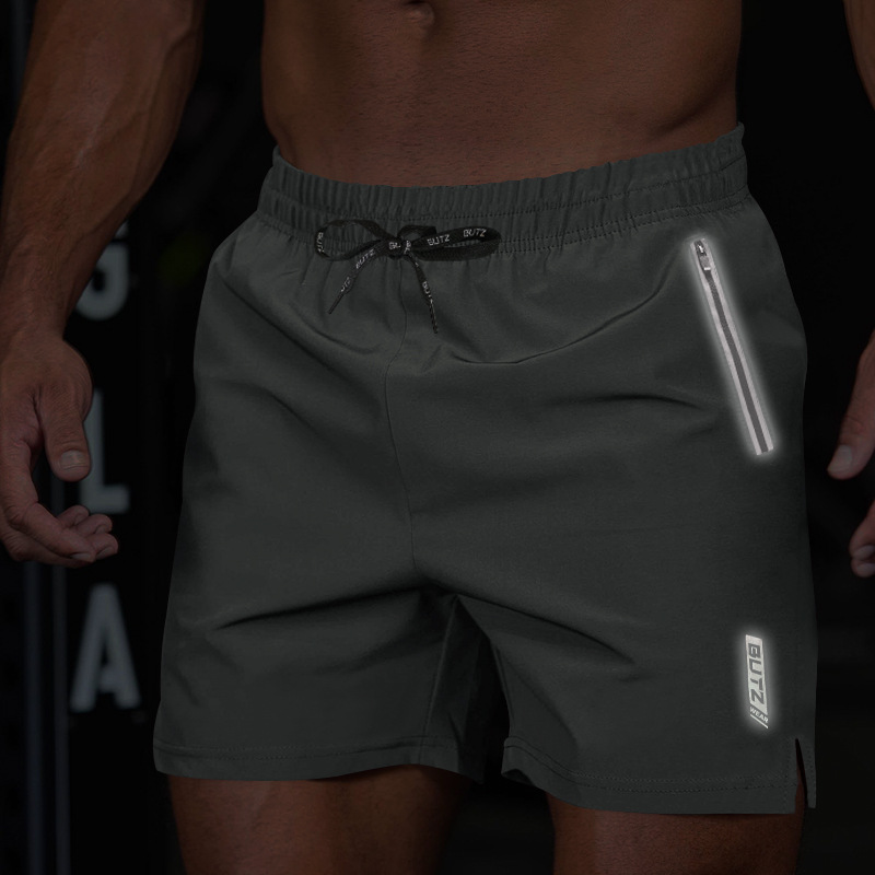 Summer Men's Quick-Dry Sports Shorts Casual Loose Breathable Thin Straight Five-Point Pants Men's Bottoms Shorts