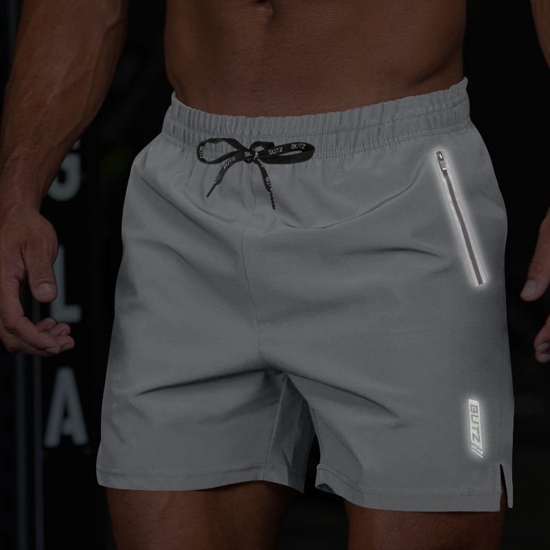 Summer Men's Quick-Dry Sports Shorts Casual Loose Breathable Thin Straight Five-Point Pants Men's Bottoms Shorts