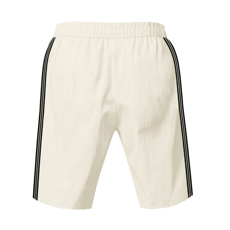 Men's Bottoms Shorts Men's Beach Outdoor Sports Shorts Breathable Striped Casual Five Quarter Pants