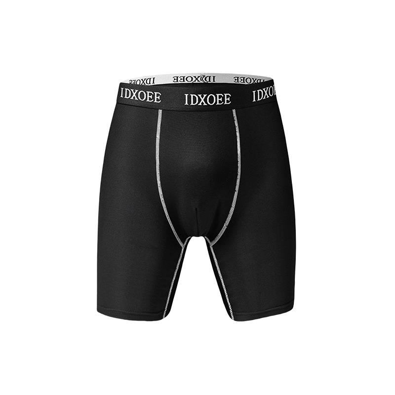Men's Clothing Underwear Boxer Briefs Mid to Long Men's Underwear Flat Four Cornered Short Pants Youth Fitness Summer