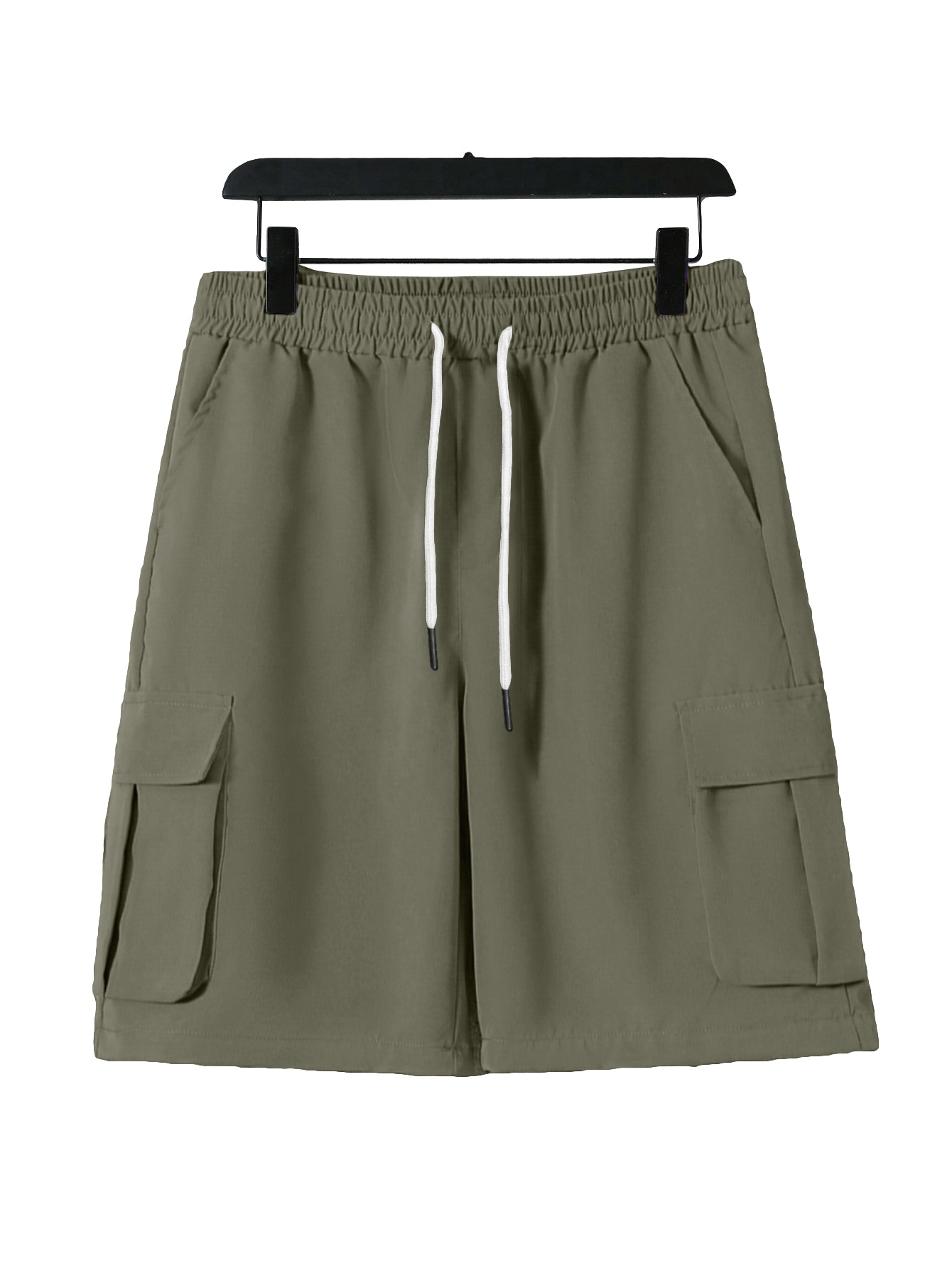 Men's Clothing Sets Two-Piece Outfits Men's Spring Summer Color Block Patchwork Lapel Short Sleeve Shorts Loose Sportswear Large Size Set