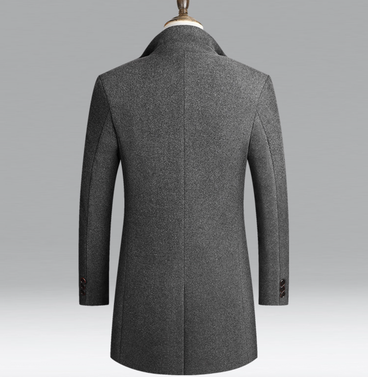 Men's Clothing Tops Jackets Coats New Autumn Winter Men's Woolen Coat Medium Long Windbreaker Men's Thick Woolen Jacket Men's Coat