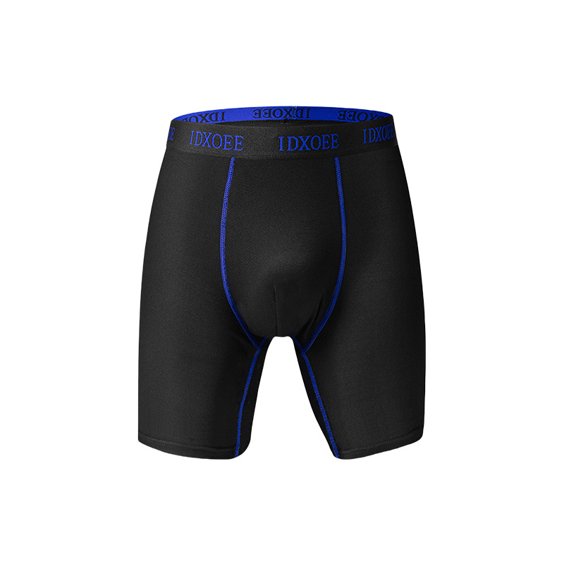 Men's Clothing Underwear Boxer Briefs Mid to Long Men's Underwear Flat Four Cornered Short Pants Youth Fitness Summer