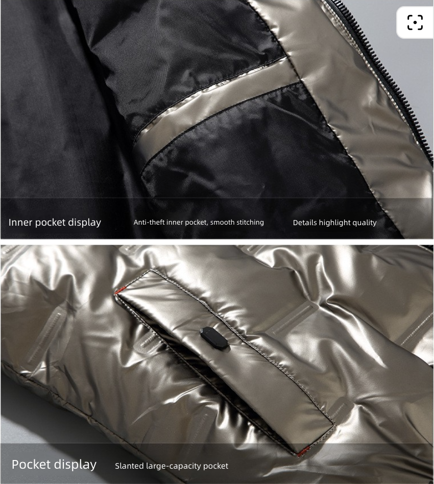 Cotton Jacket Short Men's Winter Thick Coat Men's Jacket Cotton Winter Clothes Men Clothing Tops Jackets Coats
