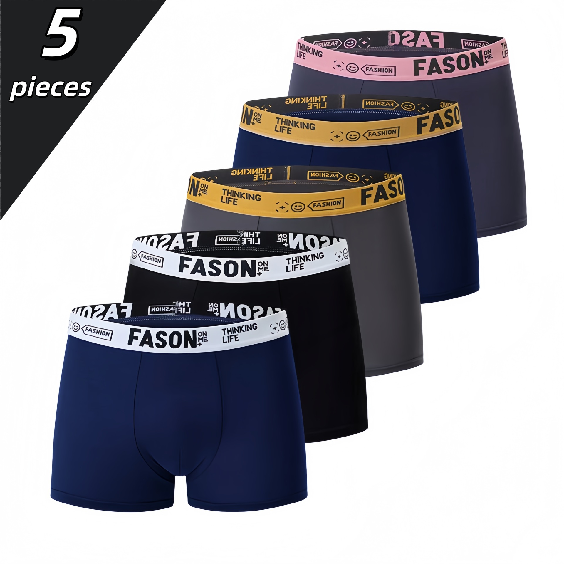 Men's Clothing Underwear Boxer Briefs Men's Summer Loose-Fitting Shorts Large Size Breathable Sports Trunks for Youth