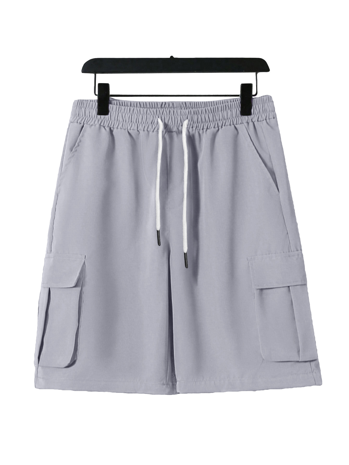 Men's Clothing Sets Two-Piece Outfits Men's Spring Summer Color Block Patchwork Lapel Short Sleeve Shorts Loose Sportswear Large Size Set