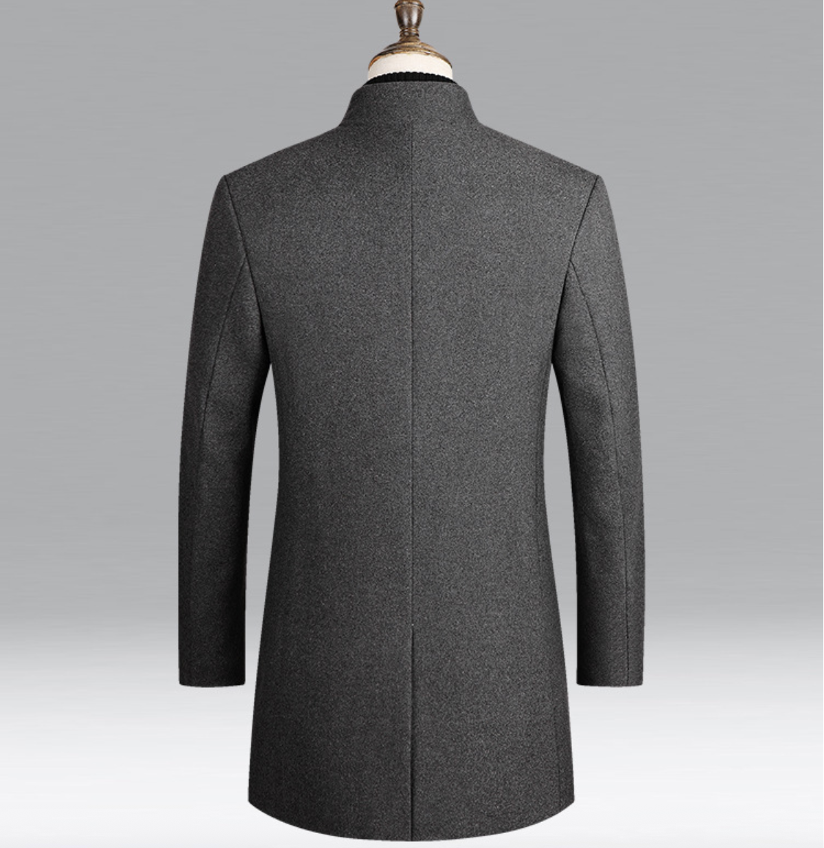 Men's Clothing Tops Jackets Coats New Autumn Winter Men's Woolen Coat Medium Long Windbreaker Men's Thick Woolen Jacket Men's Coat
