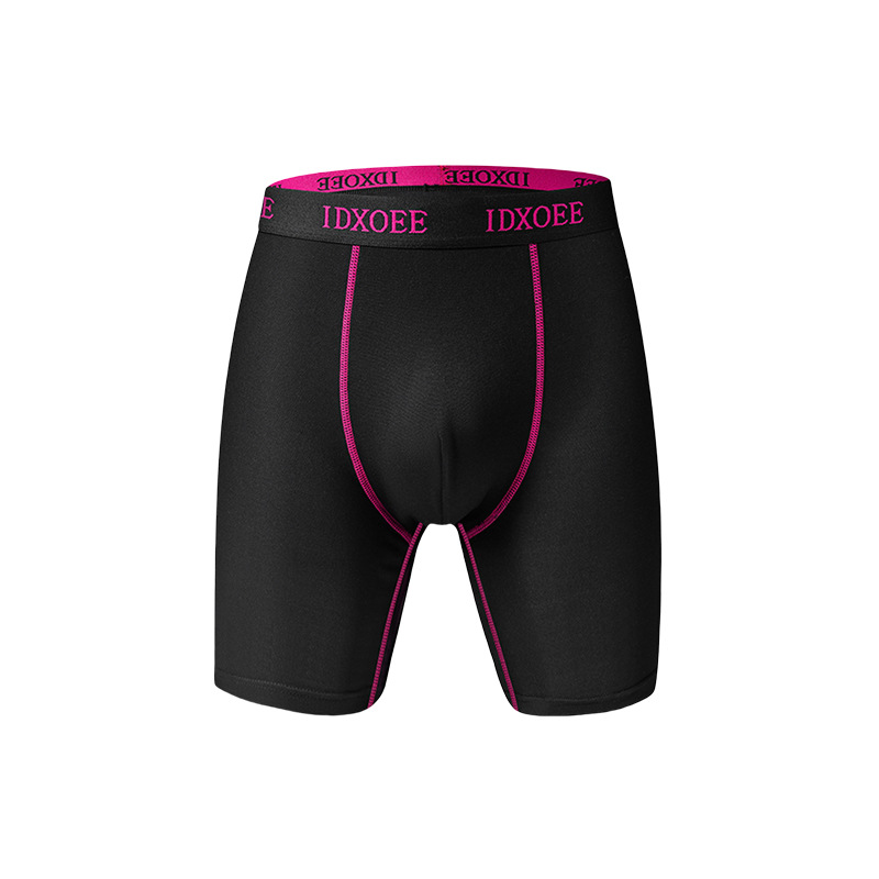 Men's Clothing Underwear Boxer Briefs Mid to Long Men's Underwear Flat Four Cornered Short Pants Youth Fitness Summer