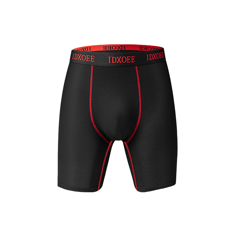 Men's Clothing Underwear Boxer Briefs Mid to Long Men's Underwear Flat Four Cornered Short Pants Youth Fitness Summer