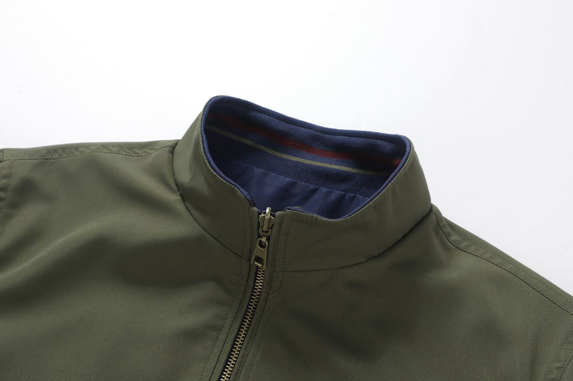 Men's Clothing Tops Jackets Coats Spring Autumn Double Sided Stand Collar Casual Jacket Flight Jacket Men's Jacket