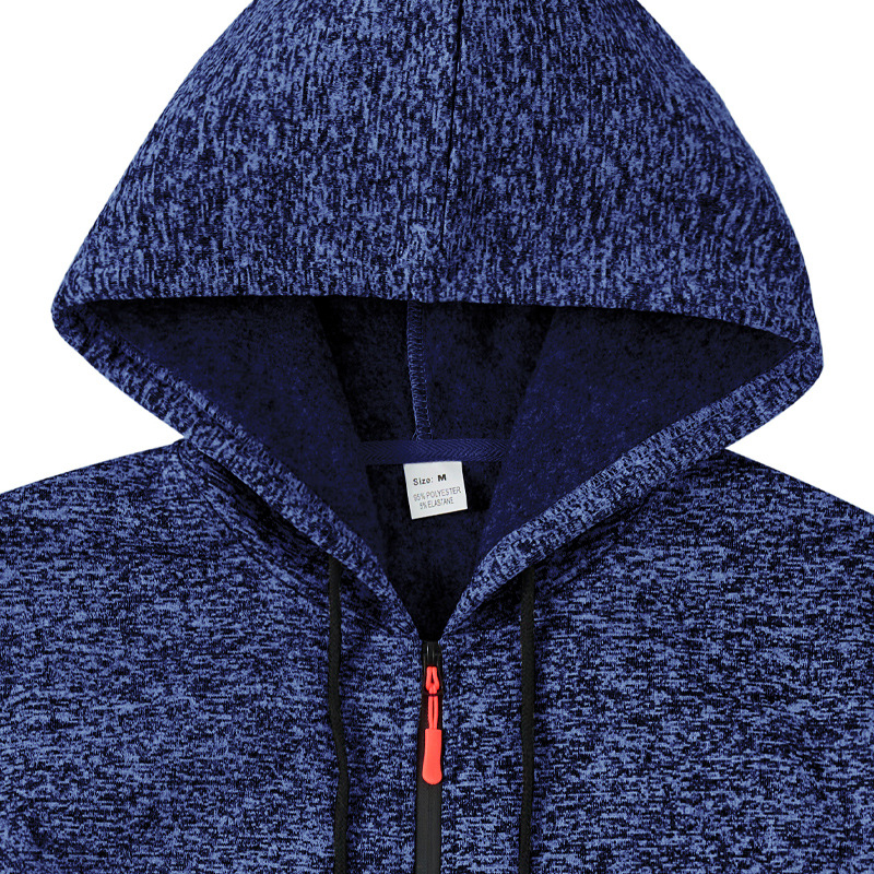 Men's Clothing Tops Sweatshirts Hoodies American-Style Heavyweight Plush Men's Retro Cation Workwear Pocket Hoodie Zipper Trendy Sportswear