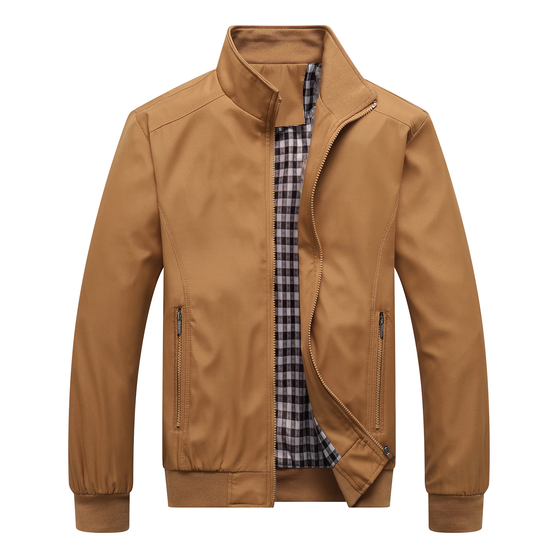 Men's Clothing Tops Jackets Coats New Men's Jacket for Spring Autumn Casual Men's Handsome Pilot Zipper Jacket
