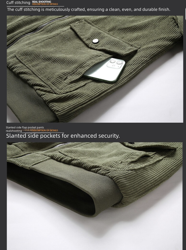 Men's Clothing Tops Jackets Coats Autumn Winter Corduroy Lambhair Jacket for Men Loose Fit with Thick Velvet Casual Lapel Jacket for Men