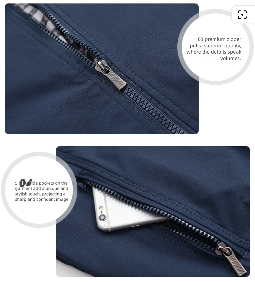 Men's Clothing Tops Jackets Coats New Men's Jacket for Spring Autumn Casual Men's Handsome Pilot Zipper Jacket
