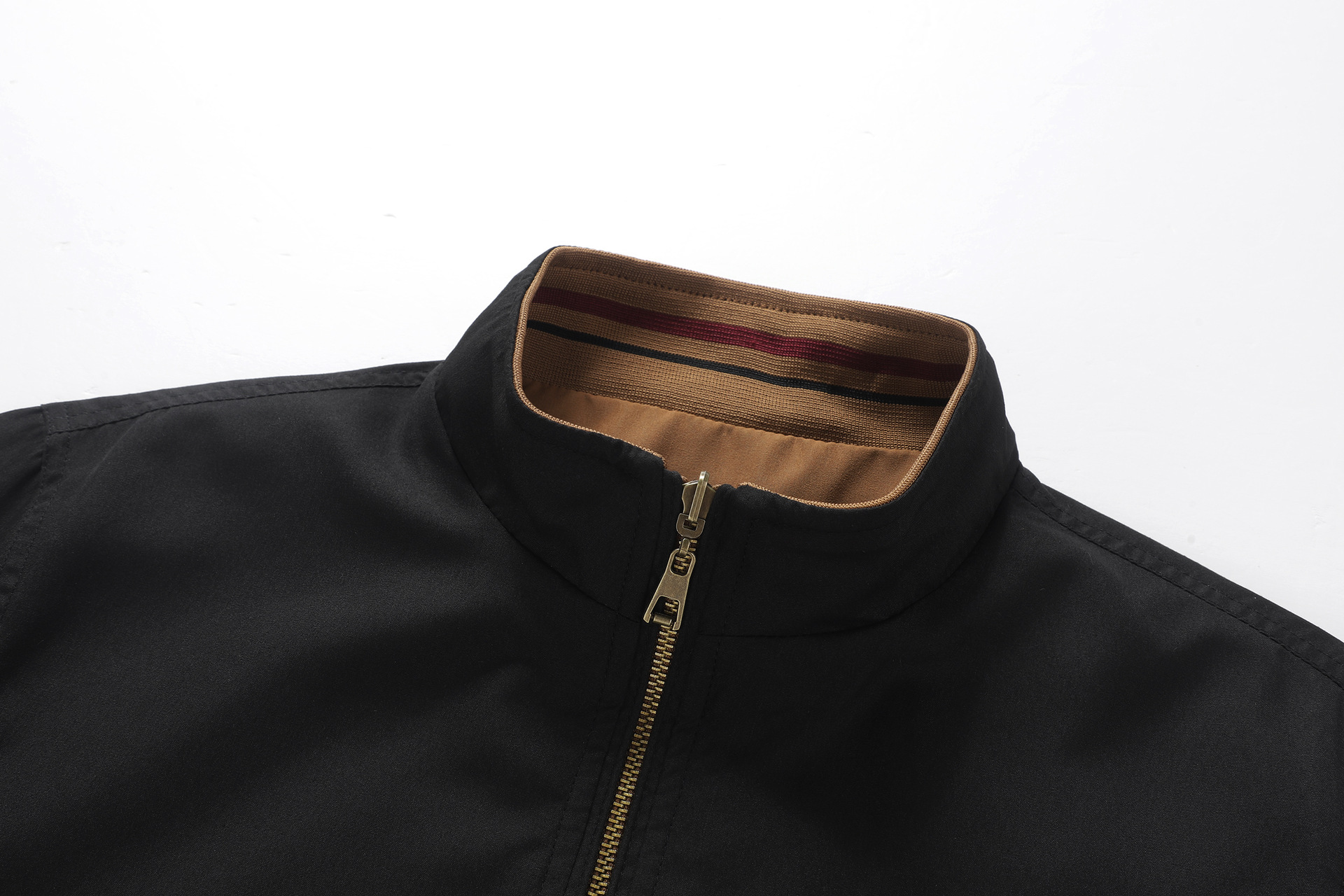 Men's Clothing Tops Jackets Coats Spring Autumn Double Sided Stand Collar Casual Jacket Flight Jacket Men's Jacket