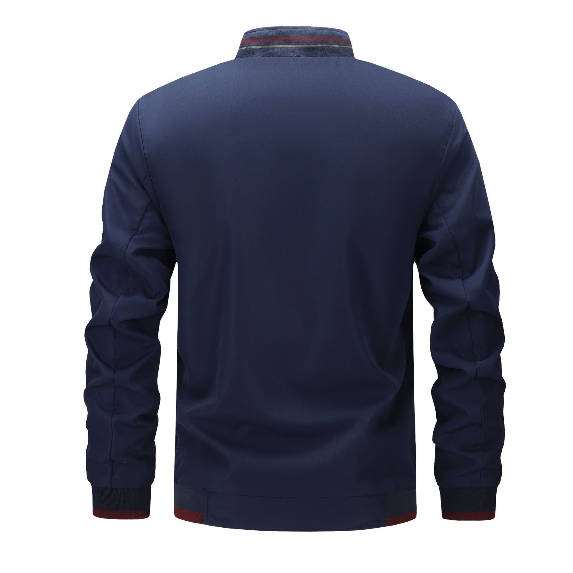 Men's Clothing Tops Jackets Coats Spring Autumn Double Sided Stand Collar Casual Jacket Flight Jacket Men's Jacket