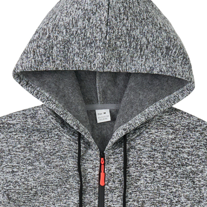 Men's Clothing Tops Sweatshirts Hoodies American-Style Heavyweight Plush Men's Retro Cation Workwear Pocket Hoodie Zipper Trendy Sportswear