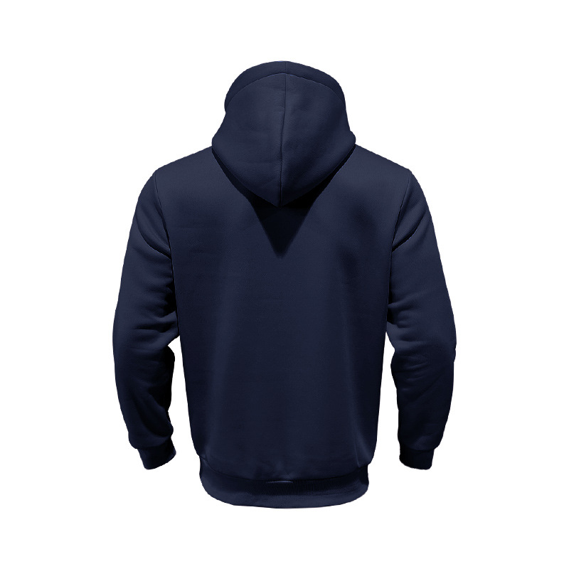 Men's Clothing Tops Sweatshirts Hoodies Classic Men's Fleece-Lined Half-Zip Trendy Hooded Double-Panel Overlap Long Sleeve Loose Oversized Couple Sweatshirt