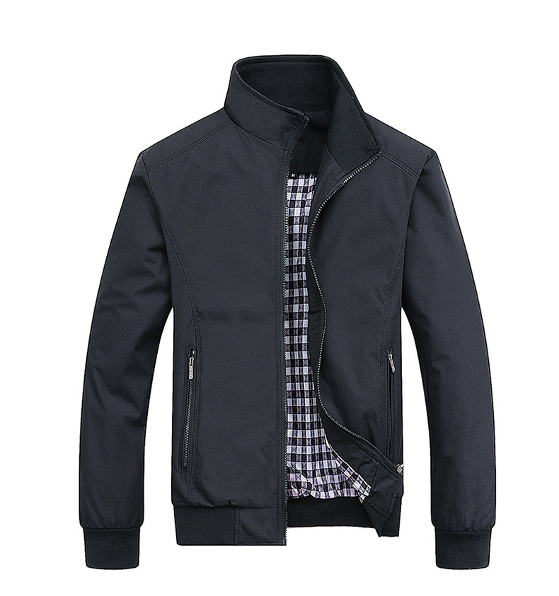 Men's Clothing Tops Jackets Coats New Men's Jacket for Spring Autumn Casual Men's Handsome Pilot Zipper Jacket
