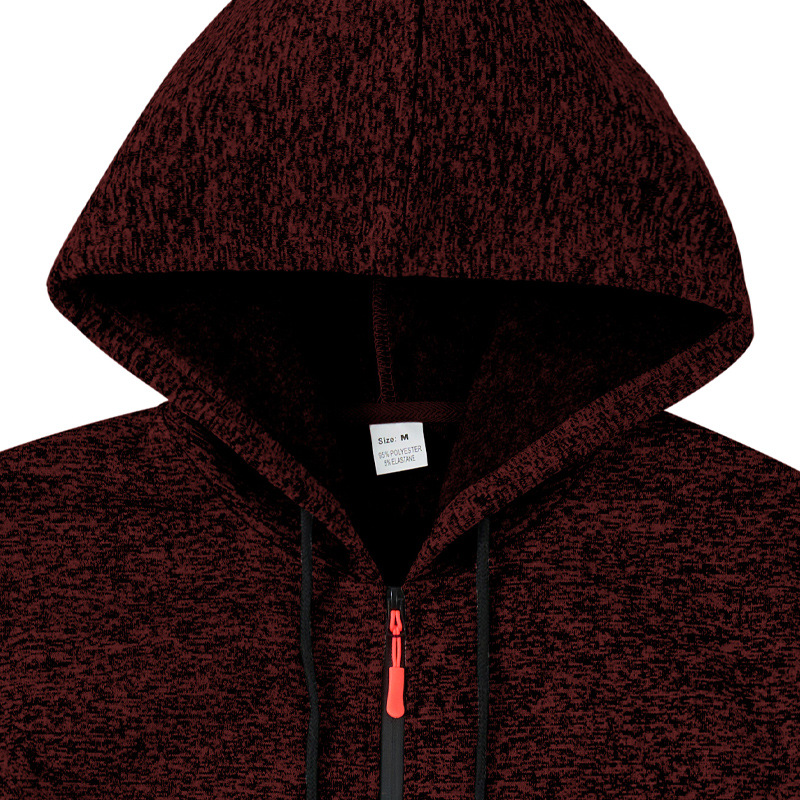 Men's Clothing Tops Sweatshirts Hoodies American-Style Heavyweight Plush Men's Retro Cation Workwear Pocket Hoodie Zipper Trendy Sportswear